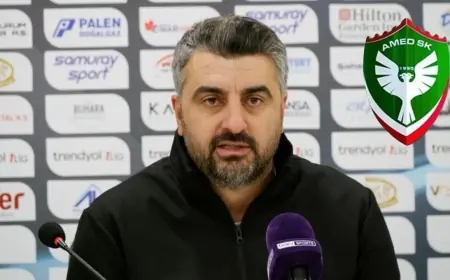 Amedspor Klubü Sinan Kaloğlu ile yollarını ayırdı