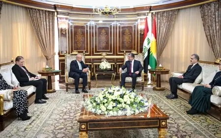Mesrur ​​Barzani Macaristan’ın Irak Büyükelçisi ile görüştü
