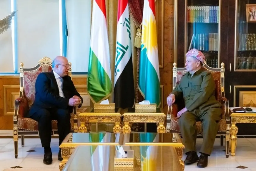 Başkan Barzani Macaristan'ın Irak Büyükelçisi ile görüştü
