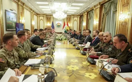 Kürdistan Bölgesi Yetkilileri ve ABD Heyeti Peşmerge Reformunu Görüştü