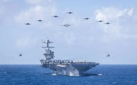 İran'a yönelik saldırı tehditleri arasında "Gerald Ford" uçak gemisi Akdeniz'e girdi