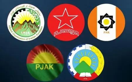 5 partiyên Rojhilatê Kurdistanê hevpeymaniyek ava kir