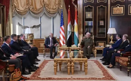 Neçirvan Barzani, Suriye Özel Temsilcisi Tom Barrack’ı Kabul Etti