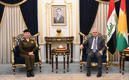 Kürdistan Bölgesi’nde bir ilk: İç Güvenlik Kuvvetleri’nin başına kadın subay atandı