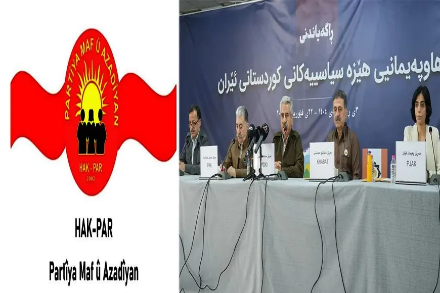 HAK-PAR:Em Hevpeymaniya We Ya Dîrokî Pîroz Dikin û Ji Dil Serkeftinê Jê re Dixwazin.