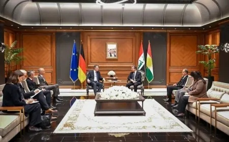 Mesrur Barzani Alman heyeti ile Irak ve Suriye’deki IŞİD tehdidini görüştü