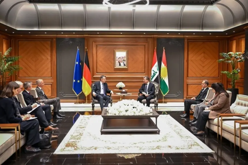 Mesrur Barzani Alman heyeti ile Irak ve Suriye’deki IŞİD tehdidini görüştü