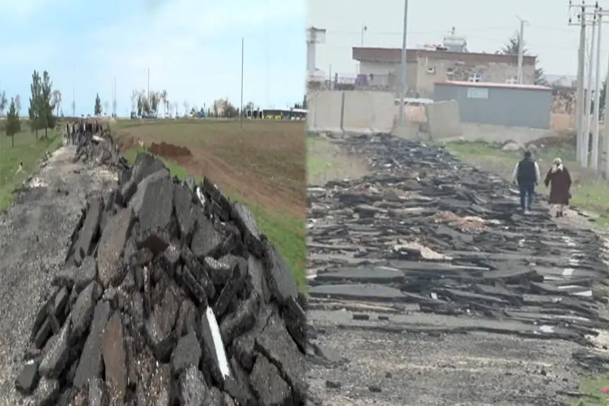 Dicle Üniversitesi 32 köyün yolunu ulaşıma kapattı