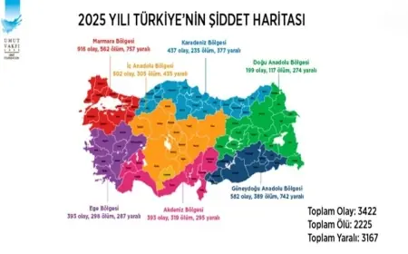 Umut Vakfı'ndan silahlı şiddet raporu: 2025 yılında Türkiye genelinde 3 bin 422 silahlı şiddet olayı yaşandı