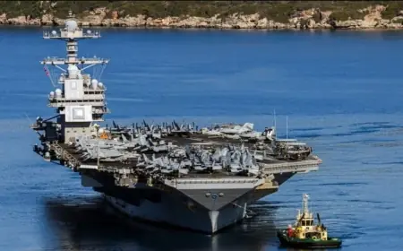 ABD’nin uçak gemisi İsrail kıyılarına ulaştı