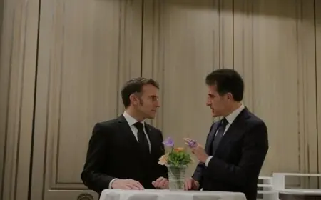 Neçirvan Barzani ile Macron görüştü: Bölgesel çatışmalar gündemde