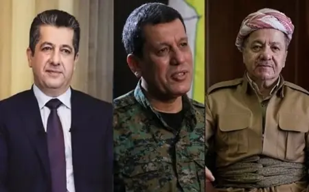 Mazlum Abdi, Başkan Barzani ve Mesrur Barzani ile görüştü
