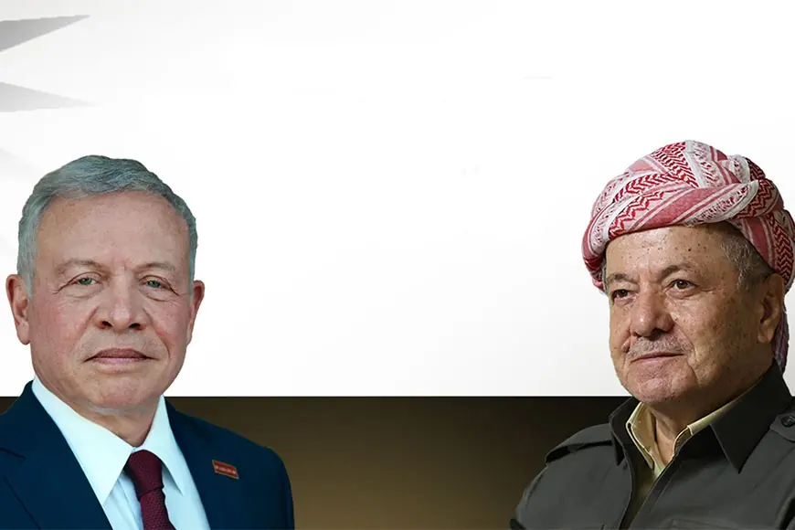 Serok Barzanî û Şahê Urdinê pêşhatên navçeyê gotûbêj kirin