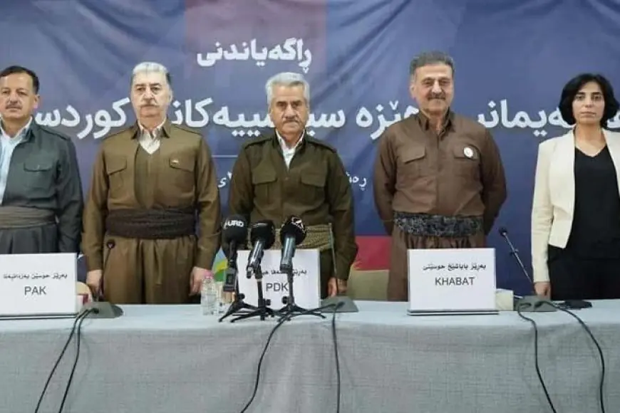 'Doğu Kürdistan İttifakı 6 Maddelik Bildiriyi Yayınladı'