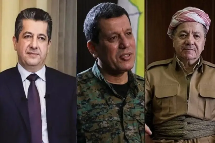 Mazlum Abdi, Başkan Barzani ve Mesrur Barzani ile görüştü