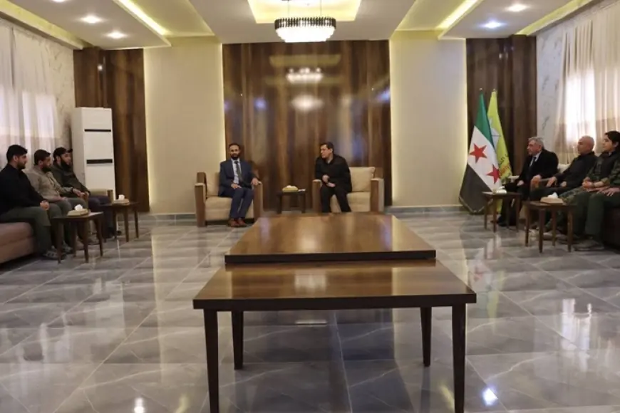 Mezlûm Ebdî û şandeya hikûmeta demkî civiyan