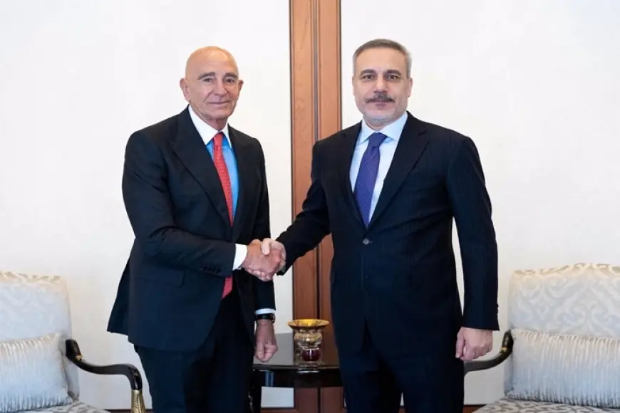 Hakan Fidan, ABD’nin Ankara Büyükelçisi Tom Barrack ile görüştü