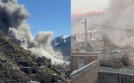 İran savaşı: Bane’de ordu kışlası, Mahabad’da Devrim Muhafızları üssü vuruldu