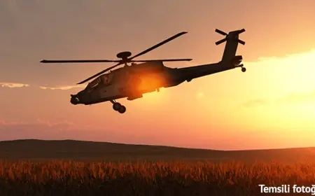 Irak Necef Çölü'nde Gizemli Helikopter Operasyonu İddiası
