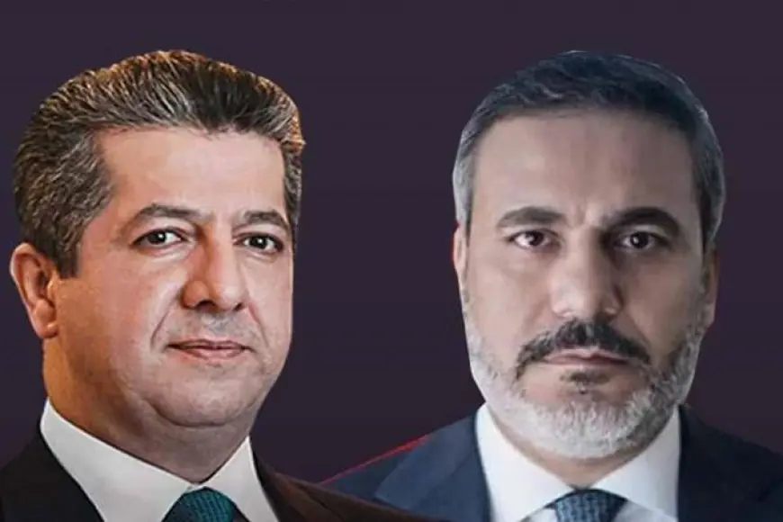 Başbakan Barzani, Türkiye Dışişleri Bakanı Fidan ile Görüştü