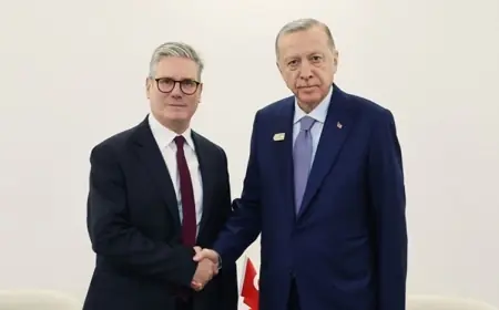 Erdoğan ve İngiltere Başbakanı Starmer görüştü