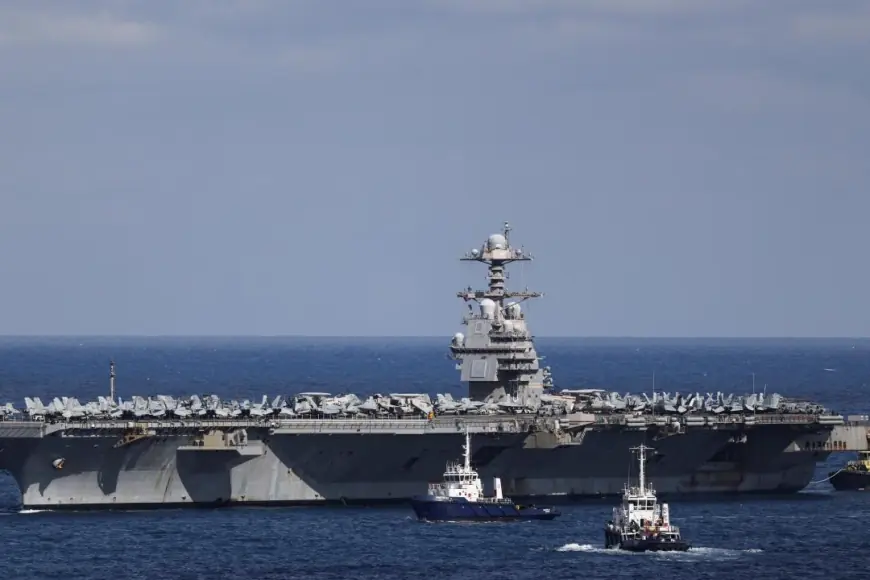 ABD'nin en büyük uçak gemisi ‘USS Gerald R. Ford’ Kızıldeniz'de