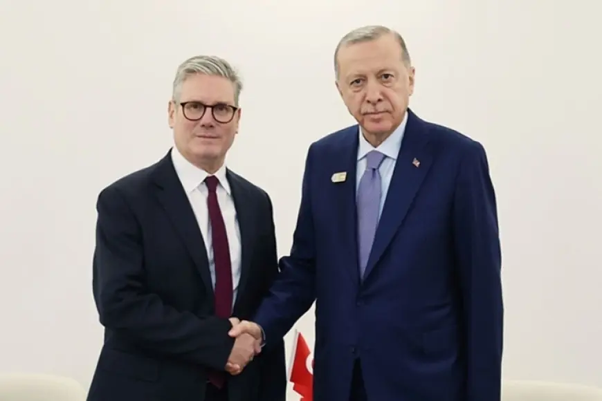 Erdoğan ve İngiltere Başbakanı Starmer görüştü