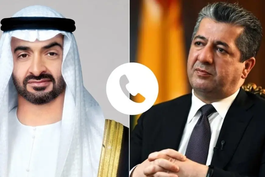 Başbakan Barzani ve BAE Başkanı, Erbil’deki Saldırıyı Görüştü