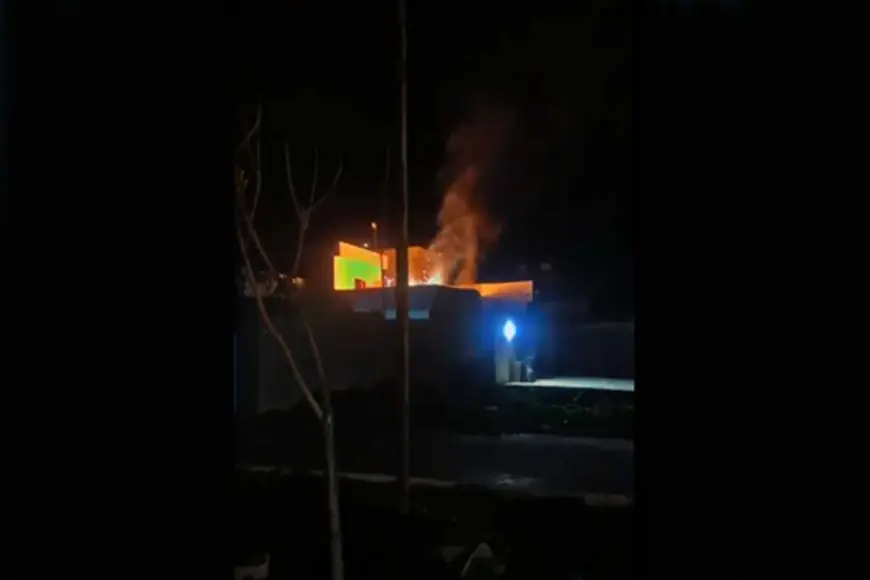 Erbil'de bir eve dron düştü