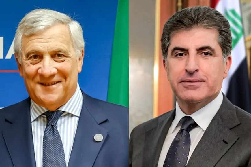 İtalya’dan Kürdistan’a destek: Neçirvan Barzani ve Tajani saldırıyı görüştü