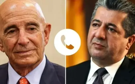 Tom Barrack silavên Trump gihandin Mesrûr Barzanî