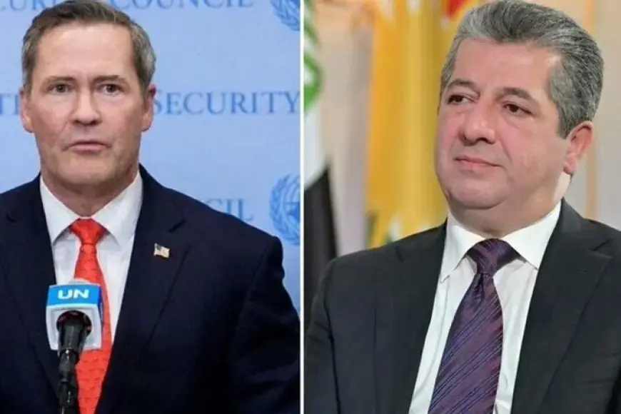 Mesrûr Barzanî û Mike Waltz li ser hinartina petrolê axivîn