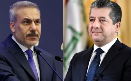 Hakan Fidan’dan Mesrur Barzani’ye Taziye Telefonu