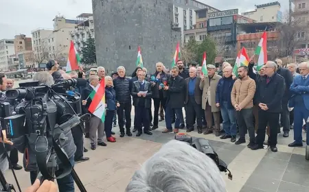 Diyarbakır’da İran’ın Kürdistan Bölgesi’ne yönelik saldırıları protesto edildi