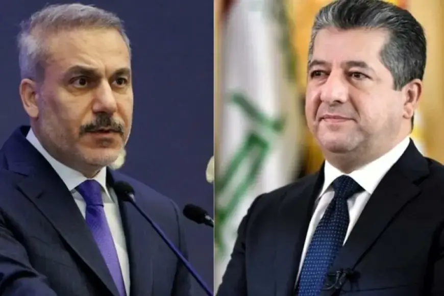 Hakan Fîdan û Mesrûr Barzanî derbarê êrişa li Pêşmergeyan axivîn