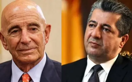 Tom Barrack: Mesrur Barzani'yi arayarak, Trump'ın kararlılığını ilettim