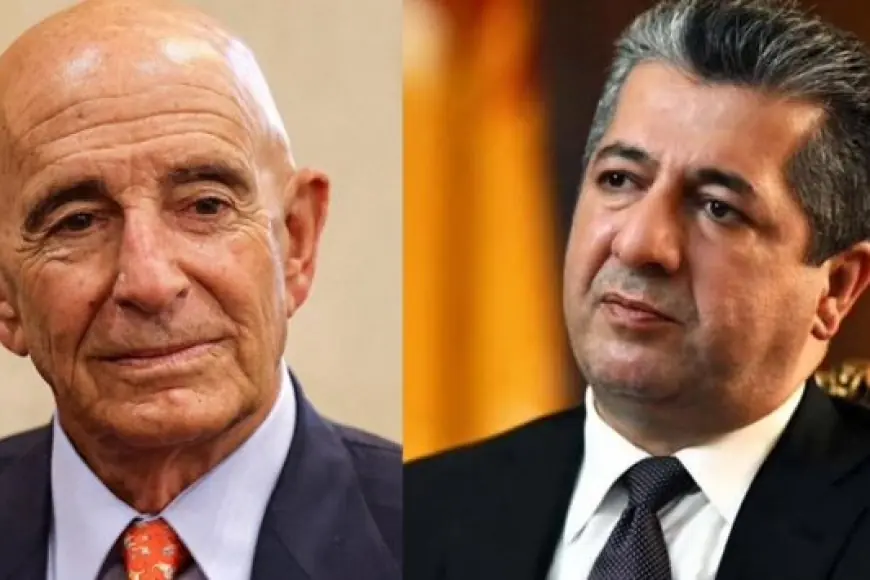 Tom Barrack: Mesrur Barzani'yi arayarak, Trump'ın kararlılığını ilettim