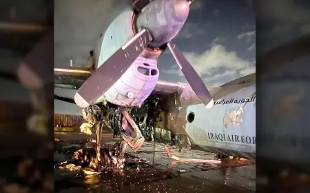 Irak Savunma Bakanlığı: Bir askeri uçağımız füze saldırısıyla imha edildi