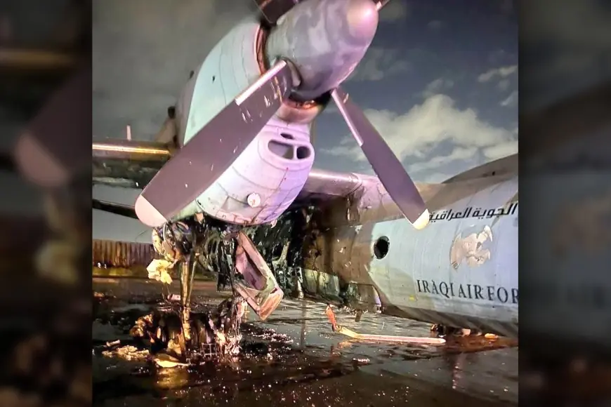 Irak Savunma Bakanlığı: Bir askeri uçağımız füze saldırısıyla imha edildi