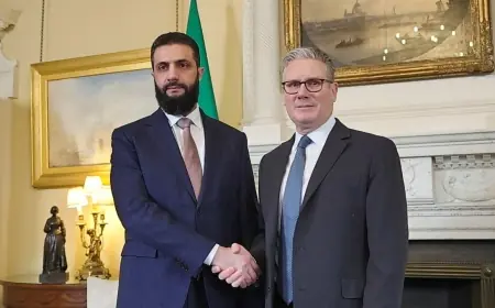 Şara İngiltere Başbakanı Starmer ile görüştü