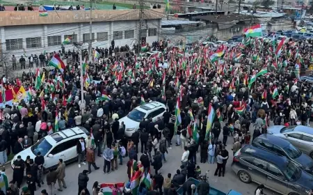 Rojava’da Halk Kürdistan Bölgesi için meydanlara indi