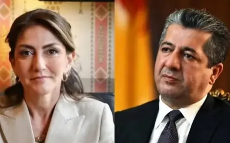 Mesrûr Barzanî û Dîlan Yeşîlgoz bi telefonê axivîn