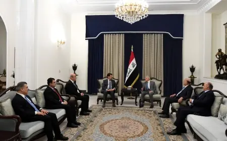 KDP heyeti Irak Cumhurbaşkanı ile görüştü