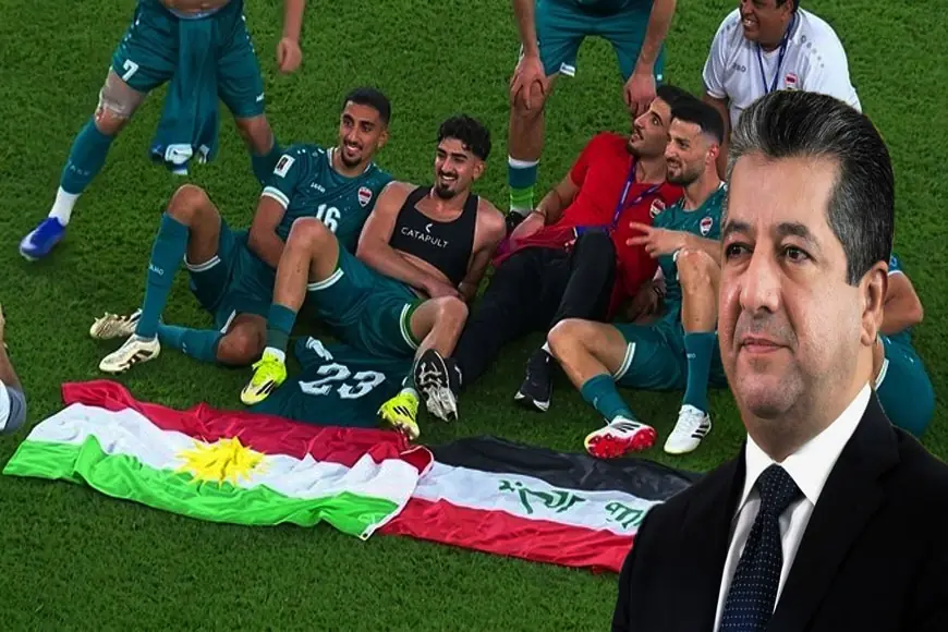 Mesrur Barzani'den Irak Milli Takımı'na kutlama mesajı