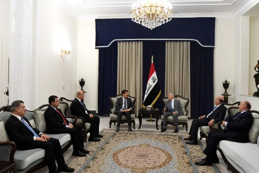 KDP heyeti Irak Cumhurbaşkanı ile görüştü