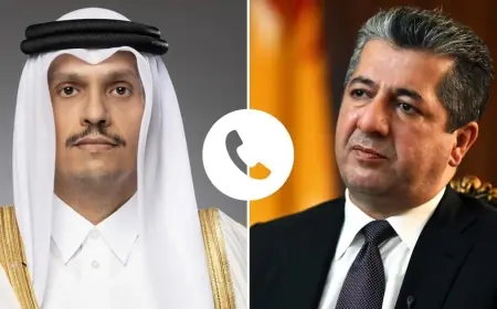 Başbakan Mesrur Barzani ile Katar Başbakanı bölgedeki gelişmeleri görüştü
