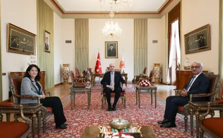DEM Parti İmralı Heyeti Numan Kurtulmuş ile görüştü