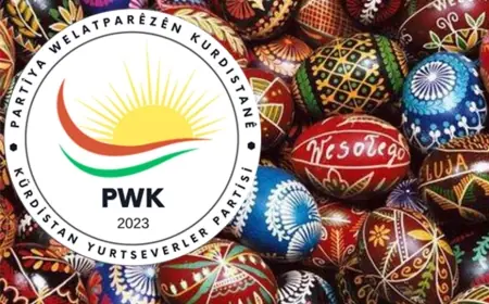 PWK: Kürdistan ve Dünya’daki Tüm Hristiyan Aleminin Paskalya Bayramı Kutlu Olsun!