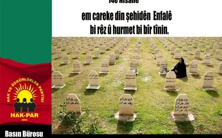 HAK-PAR: Em careke din şehidên Enfalê bi rêz û hurmet bi bîr tînin