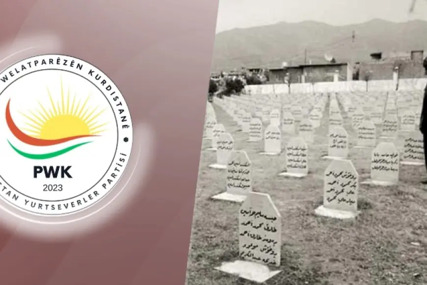 PWK: Enfal Şehitleri Kürtleri Milli Birliklerini Örmeye Çağırıyorlar
